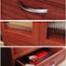 John Louis Home Solid Wood Walk-In Closet System with 6 Drawers and Glass DoorsRed Mahogany JLH-319 - alternate 3